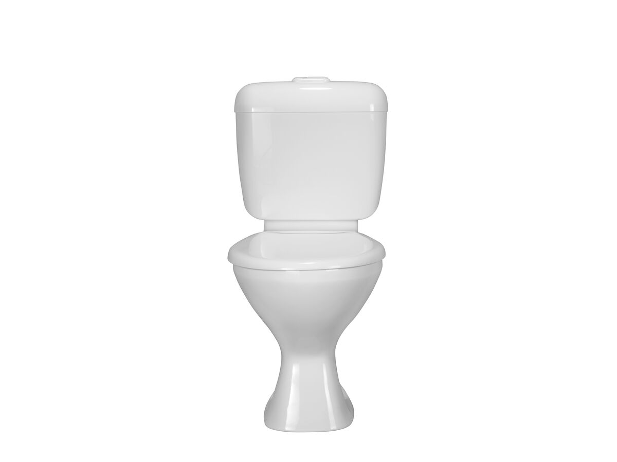 Caroma Profile Ii Close Coupled P Trap Bottom Inlet Toilet Suite Soft