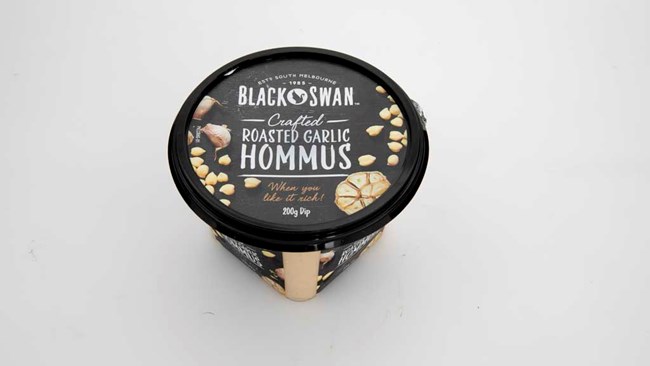 Black Swan Crafted Roasted Garlic Hommus Review Hummus Choice