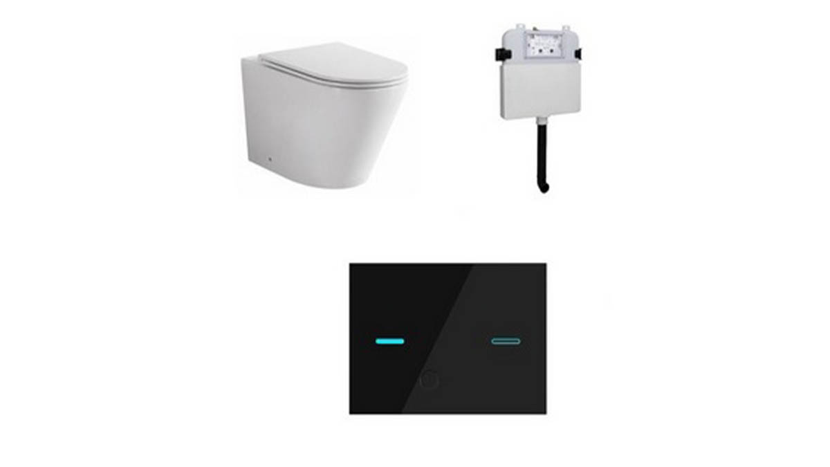 Zumi Zumi Zero Java Touchless Concealed Cistern And Venus Pan With