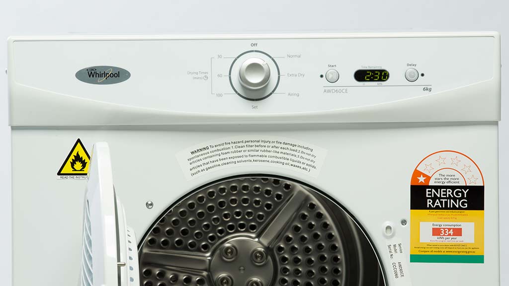 Whirlpool AWD60CE Review Clothes dryer CHOICE