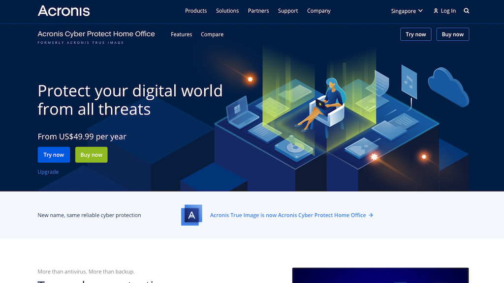 upgrade cloud storage acronis true image