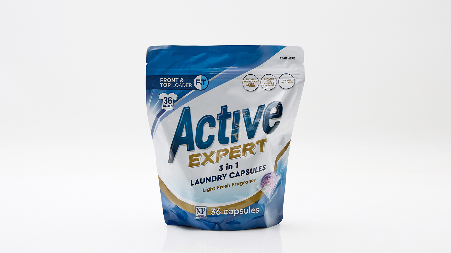 Image of Active Expert Laundry Capsules  Front Loader