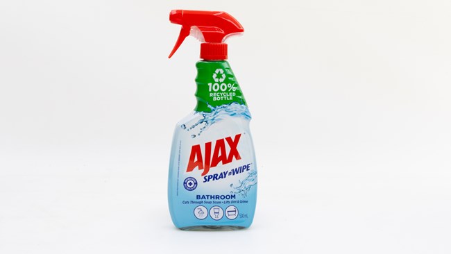 Ajax Spray n' Wipe Bathroom Cleaner Review | Bathroom cleaner | CHOICE