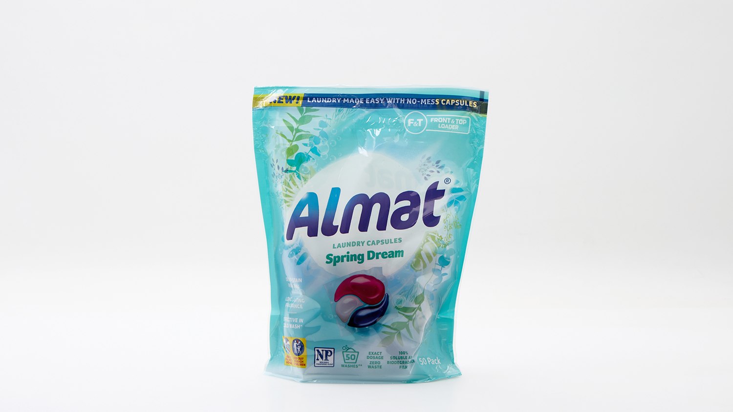 Image of Aldi Almat Laundry Capsules Front Loader
