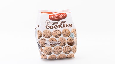 Aldi Belmont Choc Chip Cookies 20% Choc Chip