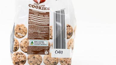 Aldi Belmont Choc Chip Cookies 20% Choc Chip