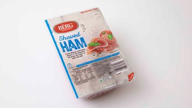 Aldi Berg Smallgoods Shaved Ham 250g