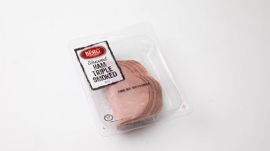 Aldi Berg Smallgoods Shaved Ham Triple Smoked