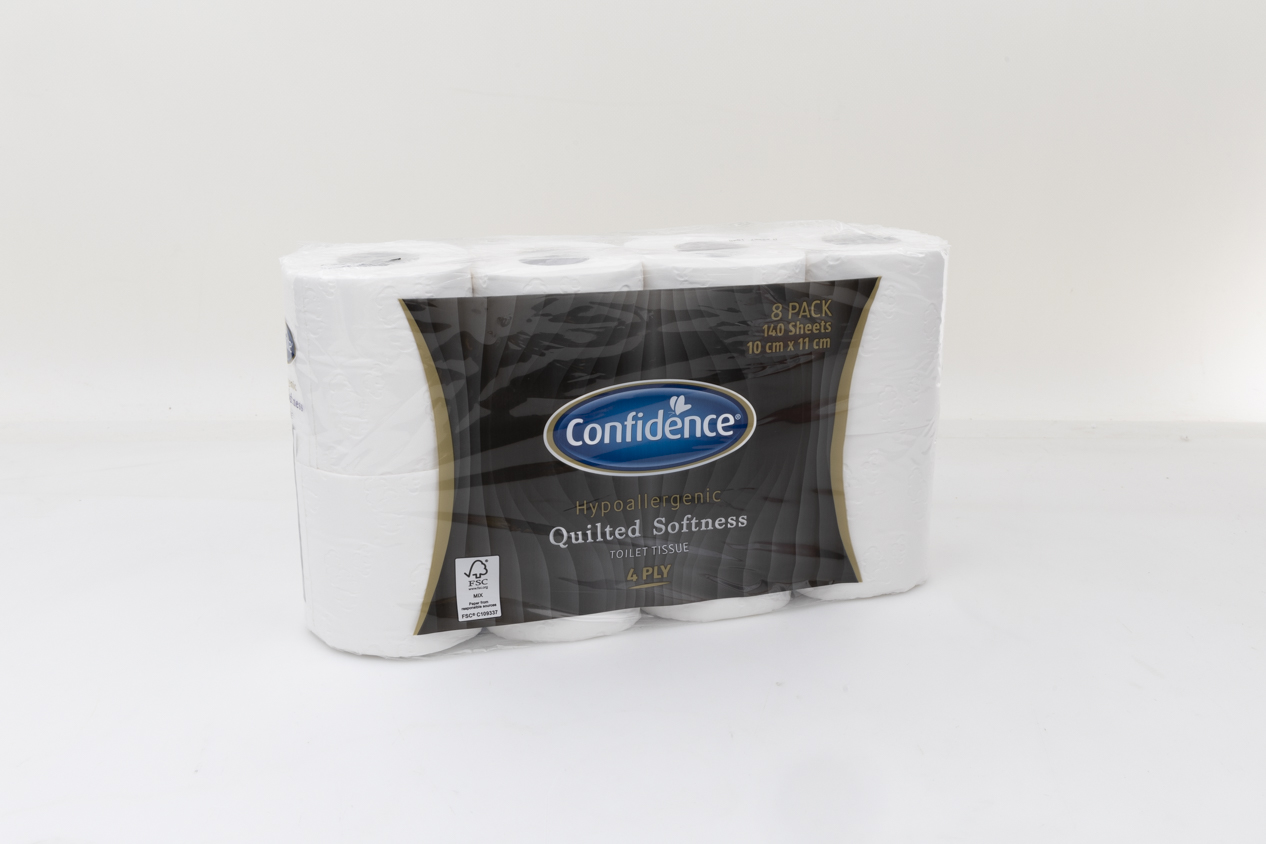 Aldi Confidence Hypoallergenic Quilted Softness Toilet Tissue 4 ply carousel image