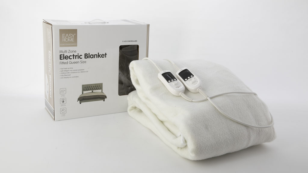 Aldi Easy Home Multi Zone Electric Blanket Fitted Queen Size IA1849