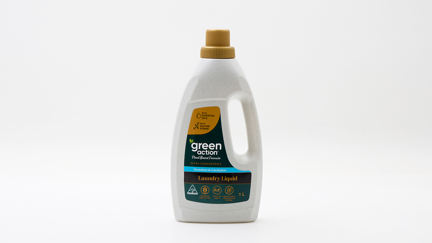 Image of Aldi Green Action Laundry Liquid Ultra Concentrate Front Loader