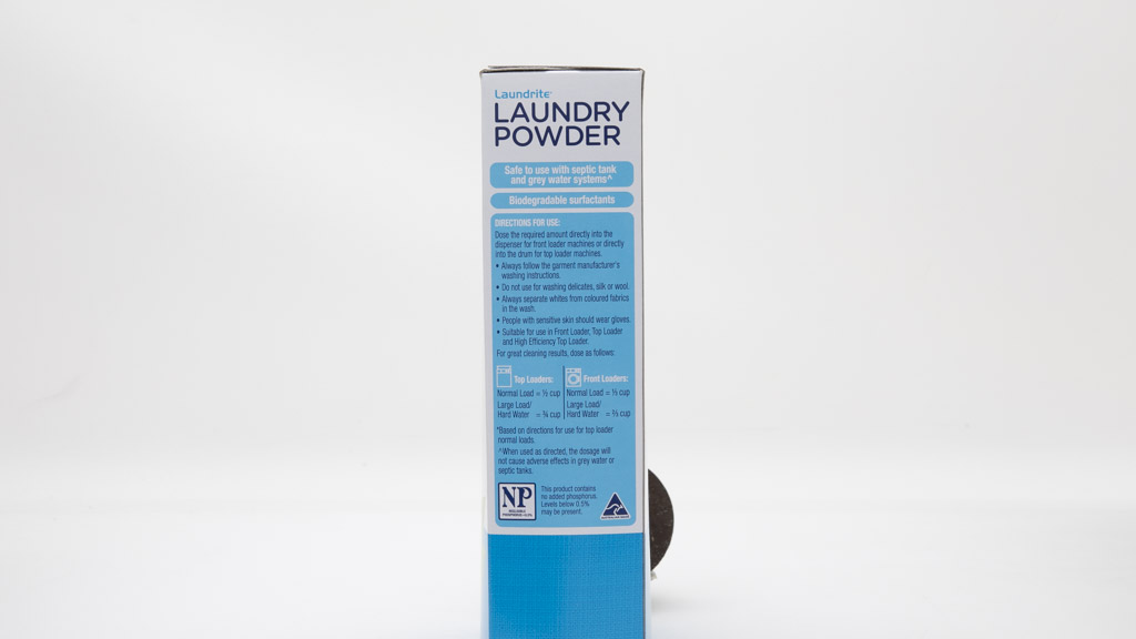 Aldi Laundrite Laundry Powder Top Review Laundry detergent CHOICE