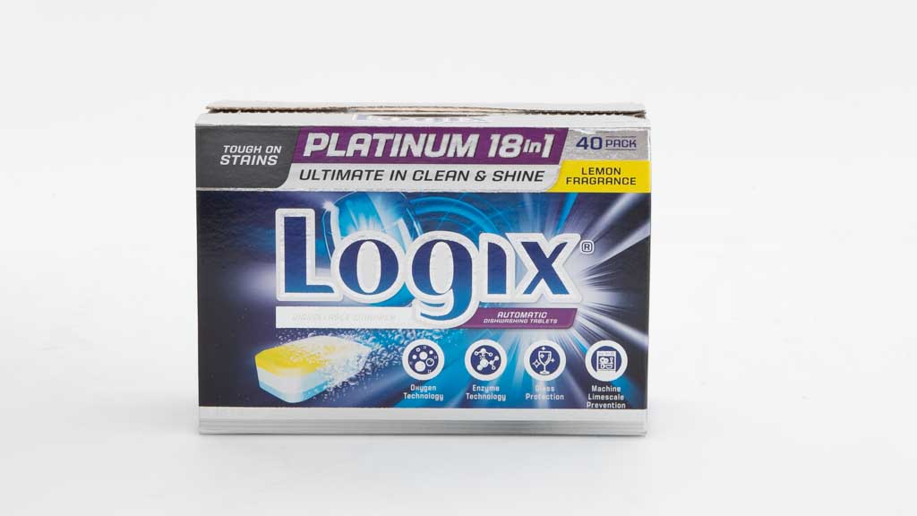 Aldi Logix Platinum 18 In 1 Dishwashing Tablets Lemon carousel image