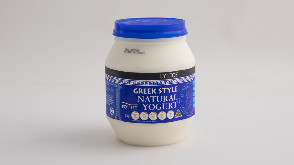 Aldi Lyttos Greek Style Natural Yogurt Pot Set carousel image