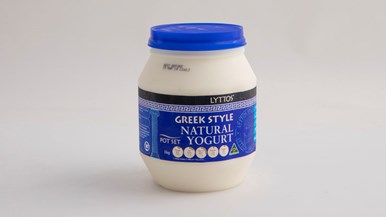 Aldi Lyttos Greek Style Natural Yogurt Pot Set