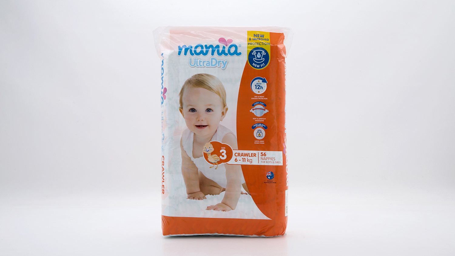 Aldi Mamia Ultra Dry Size 3 Crawler