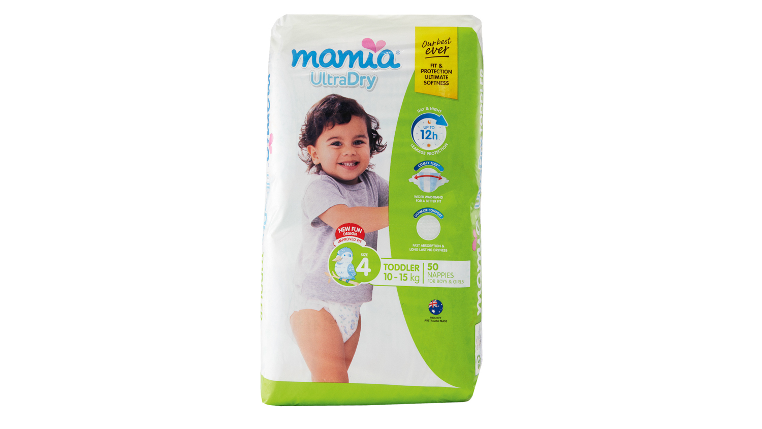 Aldi Mamia Ultra Dry Size 4 Toddler carousel image