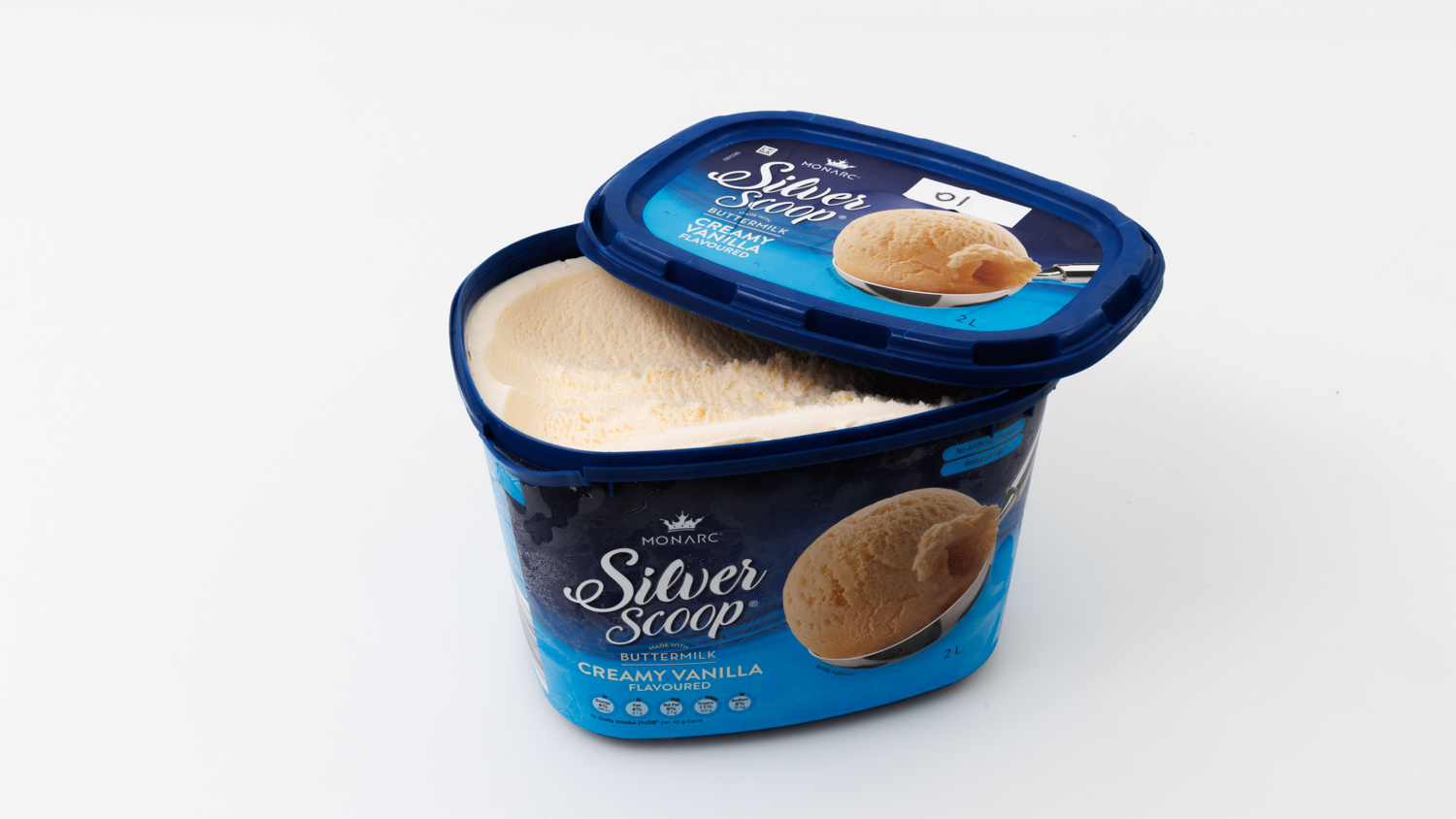 Aldi Monarc Silver Scoop Creamy Vanilla Flavoured