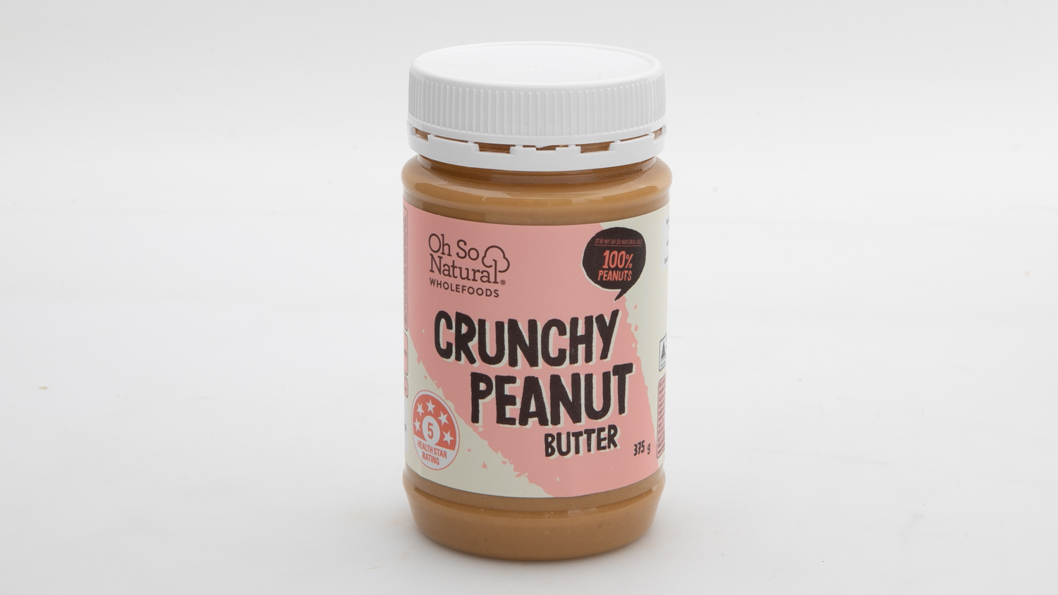 Aldi Oh So Natural Wholefoods Crunchy Peanut Butter carousel image