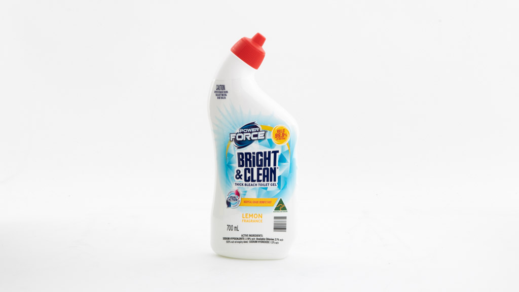 Aldi Power Force Bright & Clean Thick Bleach Toilet Gel carousel image