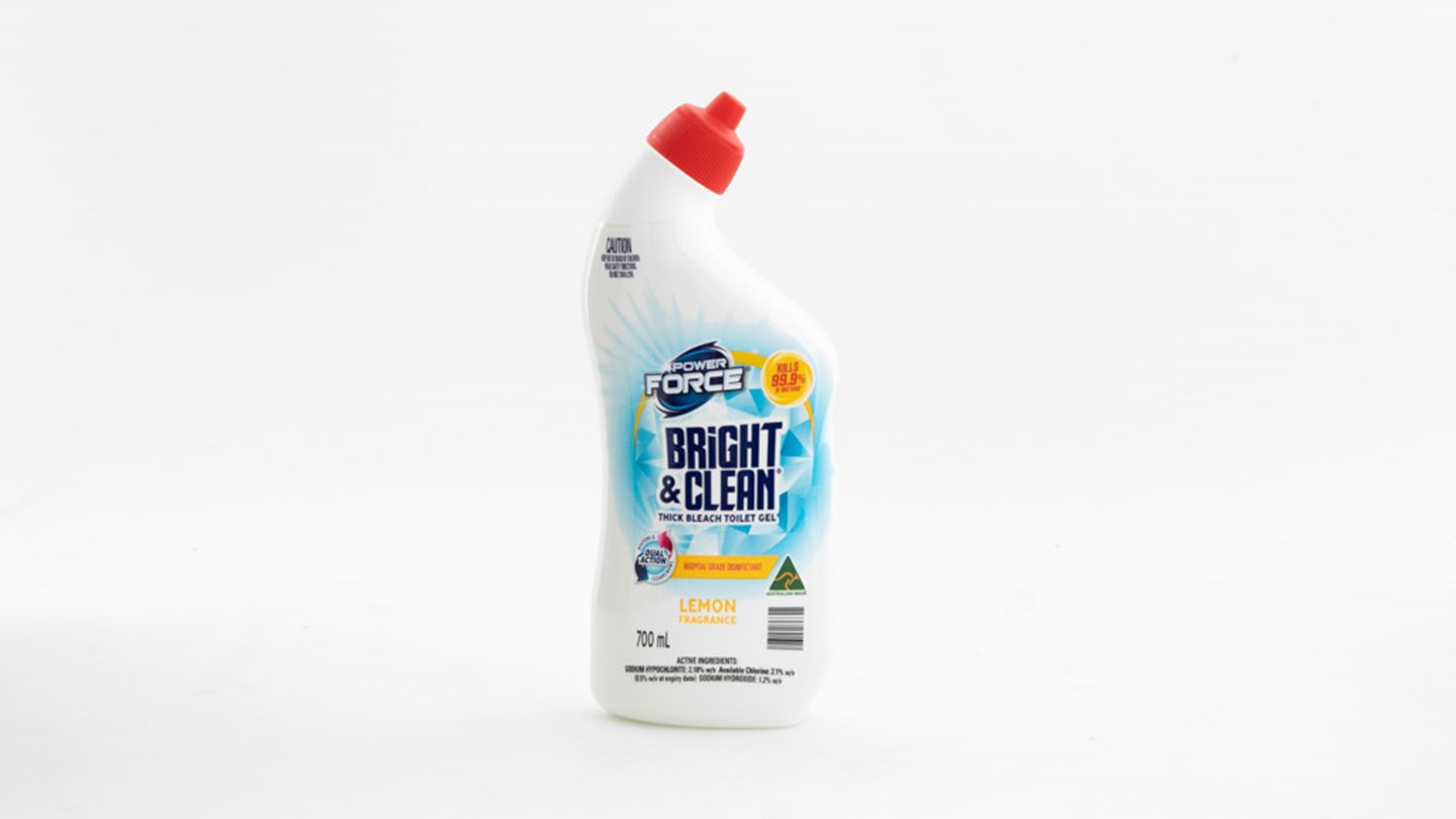 Aldi Power Force Power Gel Toilet Cleaner Review Toilet cleaner CHOICE