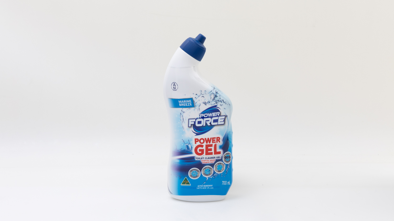 Aldi Power Force Power Gel Toilet Cleaner Gel Marine Breeze Review Toilet cleaner CHOICE