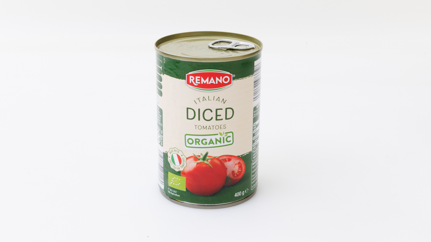 Aldi Remano Italian Diced tomatoes Organic