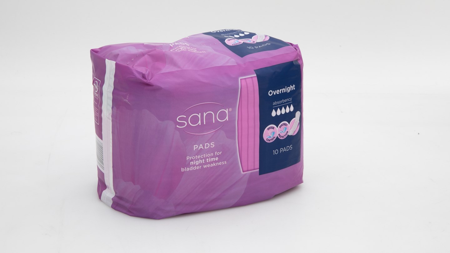 Aldi Sana Regular Pads Review Incontinence pad CHOICE