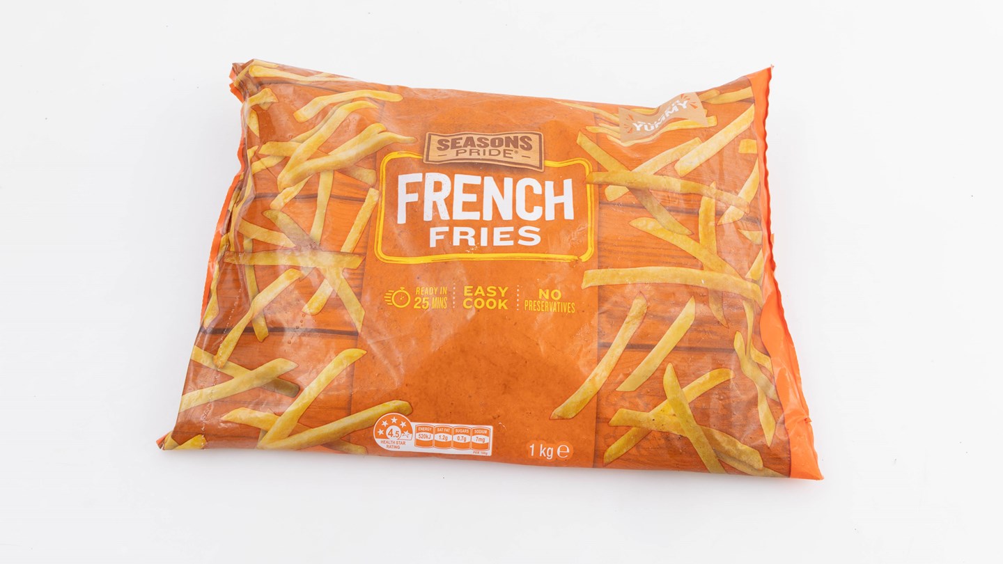 Aldi Seasons Pride Crinkle Cut Chips Review Frozen chip CHOICE