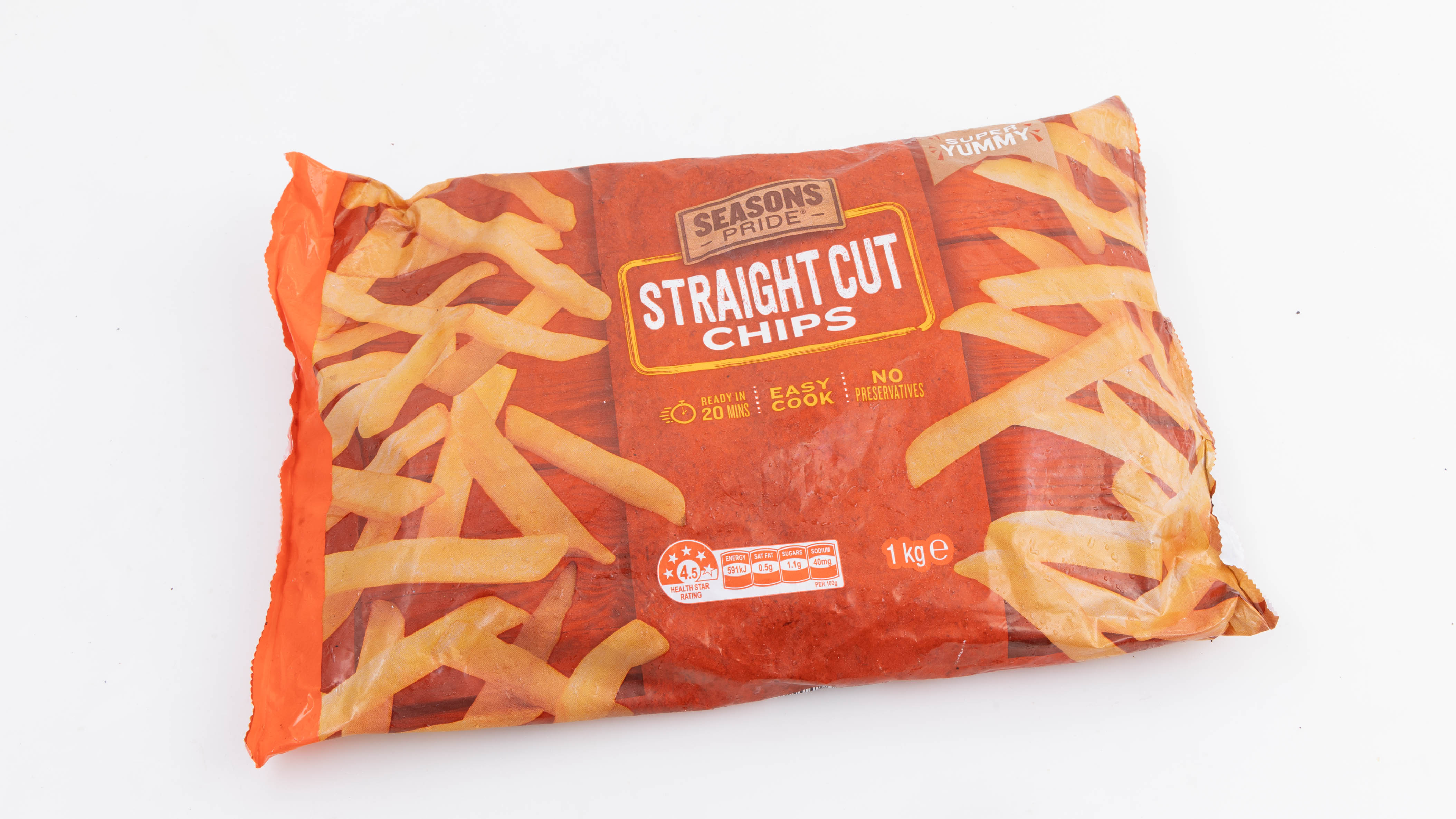 Aldi Seasons Pride Straight Cut Chips