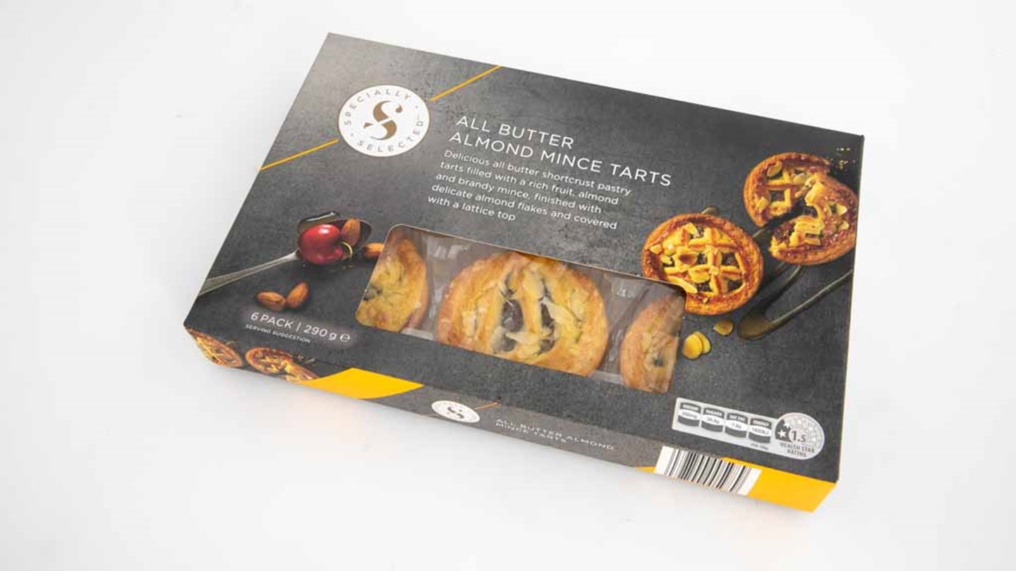 Aldi Specially Selected Sloe Gin Fruit Mince Tarts Review Christmas fruit mince pie CHOICE