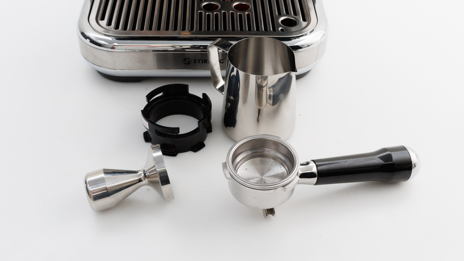Aldi Stirling Premium Espresso Machine With Grinder (STR-E15BGD)
