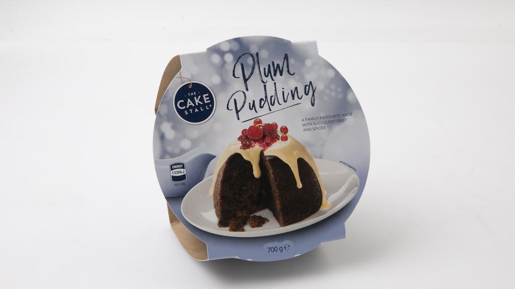 Aldi The Cake Stall Plum Pudding Review Christmas pudding CHOICE