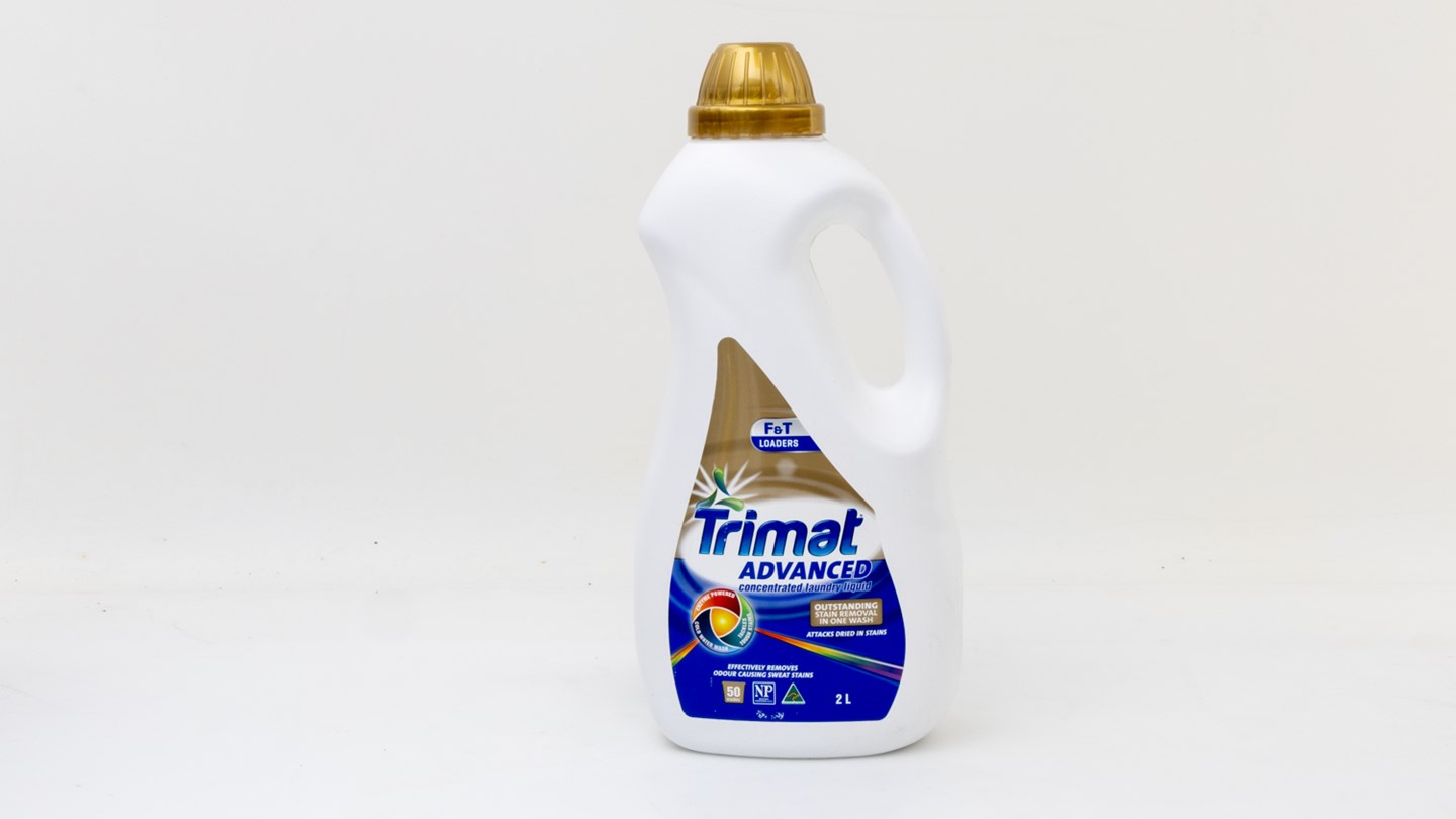 Aldi Trimat Advanced Concentrated Laundry Liquid Front loader Review Laundry detergent CHOICE