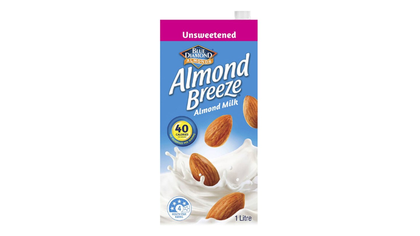 Aldi Just Organic Almond Milk Unsweetened Review Almond milk