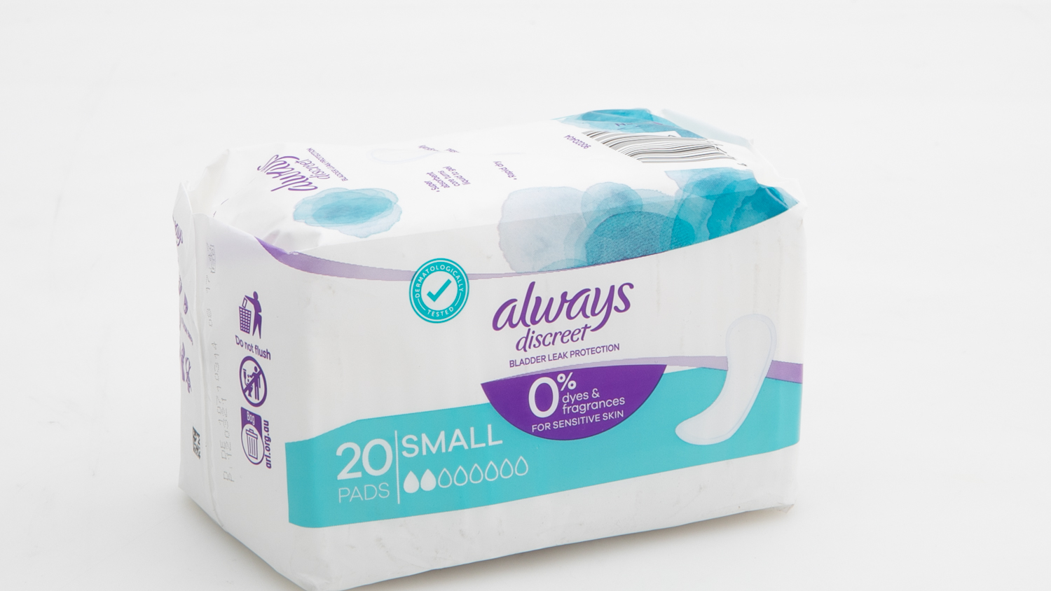 Always Discreet 0 Percent Small Pads carousel image