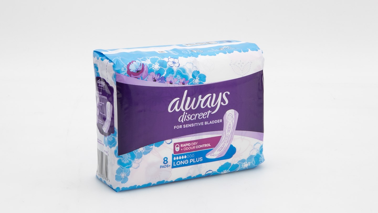 Always Discreet 0 Percent Normal Pads Review Incontinence pad CHOICE
