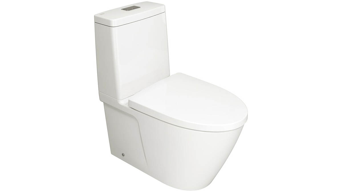 American Standard Acacia E Close Coupled Back to Wall Back Inlet Toilet Suite White