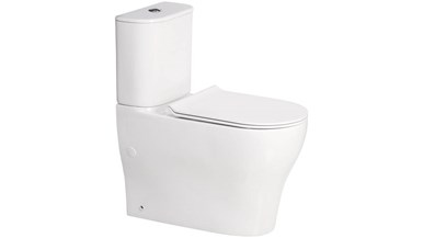 American Standard Cygnet Round Overheight Hygiene Rimless Close Coupled Back To Wall Bottom Inlet Toilet Suite White