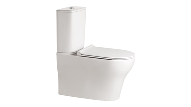 American Standard Cygnet Square Hygiene Rimless Close Coupled Back To Wall Back Inlet Toilet Suite White