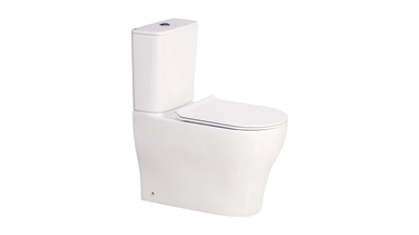 American Standard Cygnet Square Overheight Hygiene Rimless Close Coupled Back To Wall Back Inlet Toilet Suite White