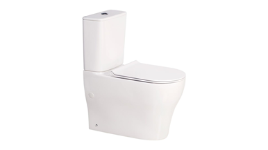 American Standard Cygnet Square Overheight Hygiene Rimless Close Coupled Back To Wall Bottom Inlet Toilet Suite White