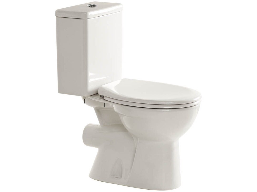 Kado Lux Close Coupled Back to Wall Rimless Overheight Back Inlet Toilet Suite with Soft Close