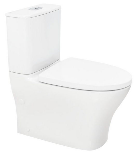 American Standard Signature Hygiene Rim Close Coupled Back to Wall Back Inlet Toilet Suite with Soft Close Quick Release White Seat carousel image