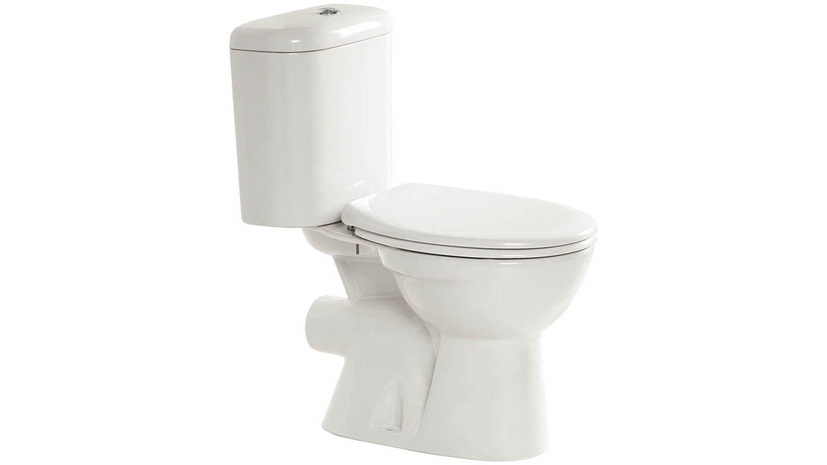 American Standard Studio Round Close Coupled Toilet Suite (P Trap) with Soft Close Quick Release White