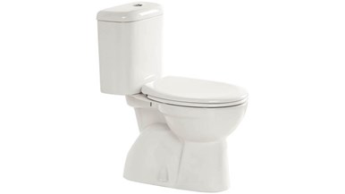 American Standard Studio Round Close Coupled Toilet Suite (S Trap) with Soft Close Quick Release White