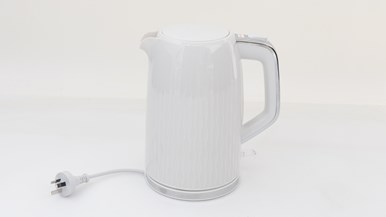 Anko 1.7L Kettle White and Silver Look KE01312-SA