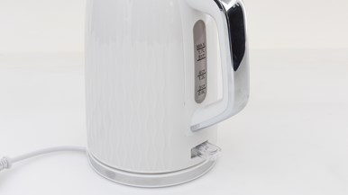 Anko 1.7L Kettle White and Silver Look KE01312-SA