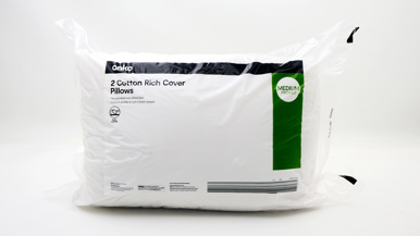 Anko 2 Cotton Rich Cover Pillows