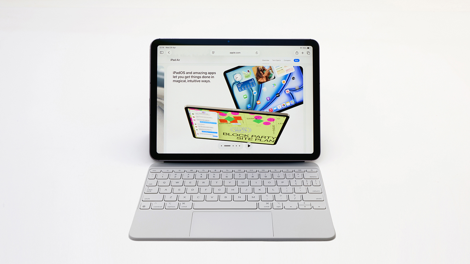 Apple iPad Air 11-inch (M4) Wi-Fi + Cellular (A3460) with Magic Keyboard (Model: A3339)